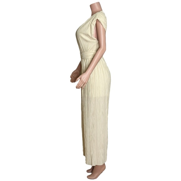 SABINA MUSÁYEV Galliano Jumpsuit, Ivory, Medium - Picture 4 of 9